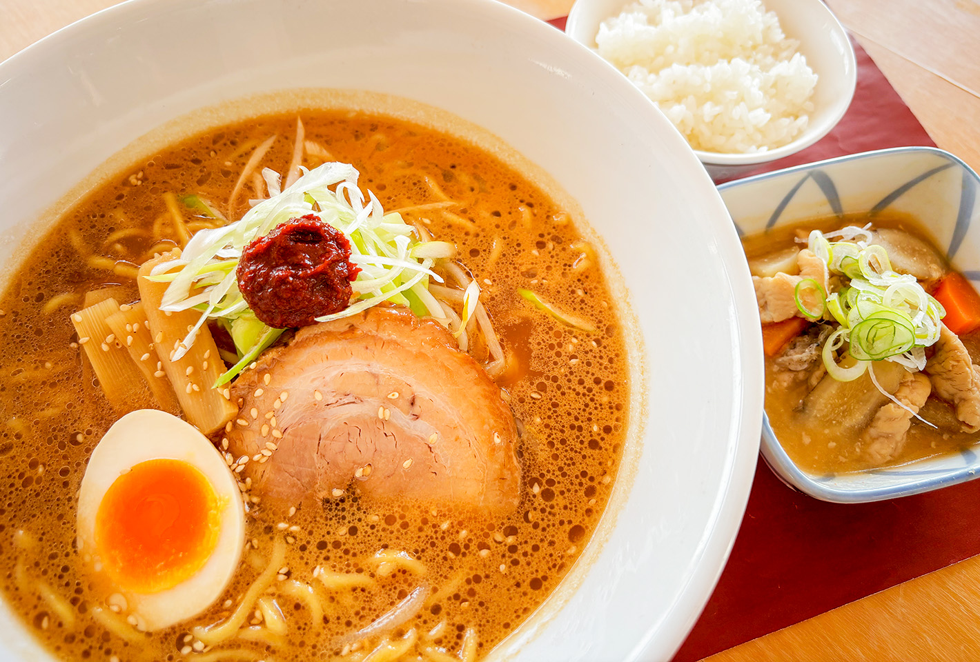 辛味噌ラーメンセット