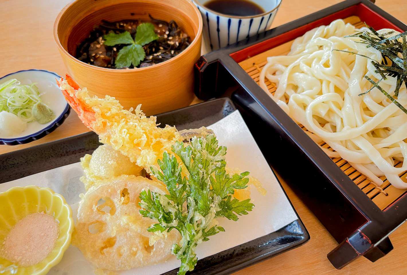 天ざるうどん膳