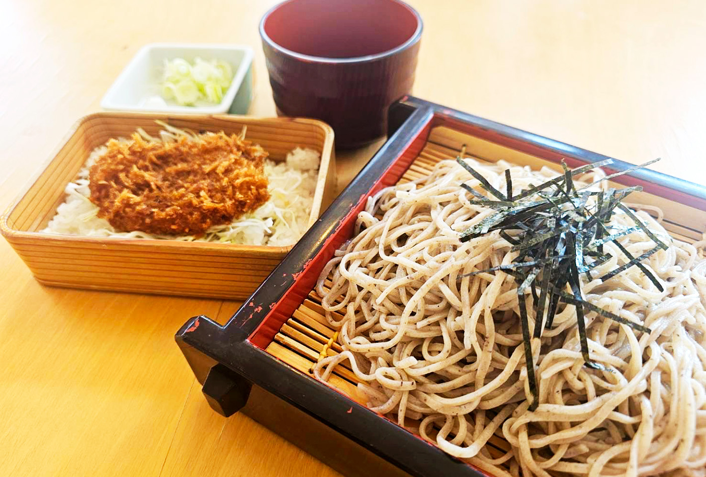 ざるそばセット
