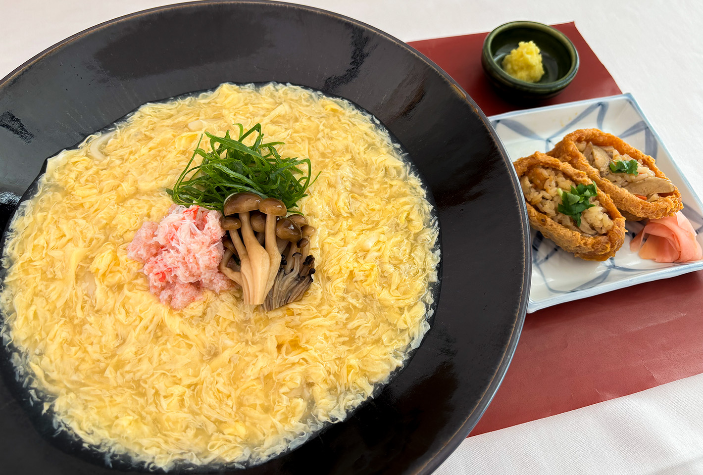 カニ玉うどんセット