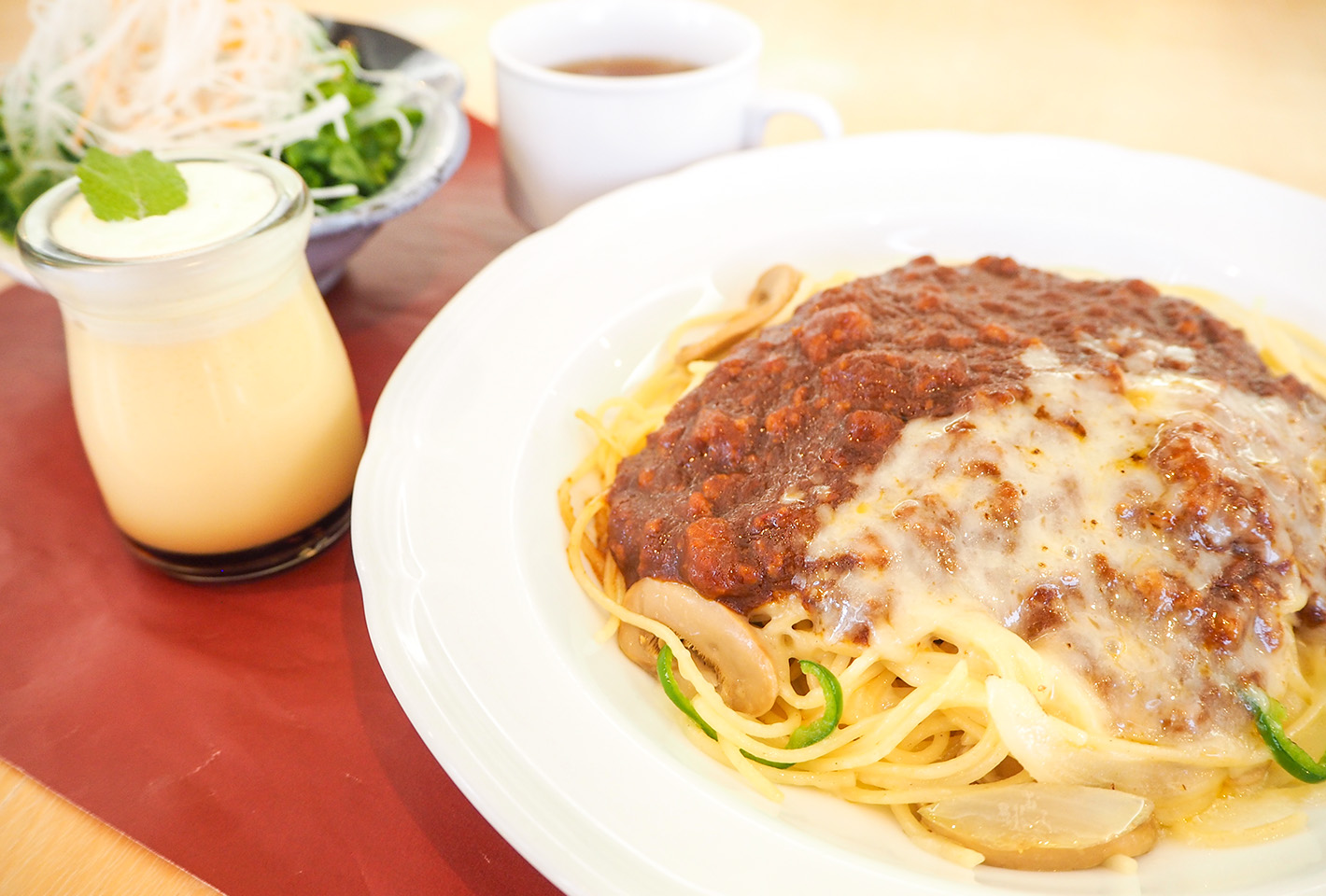 チーズがけミートソースセット