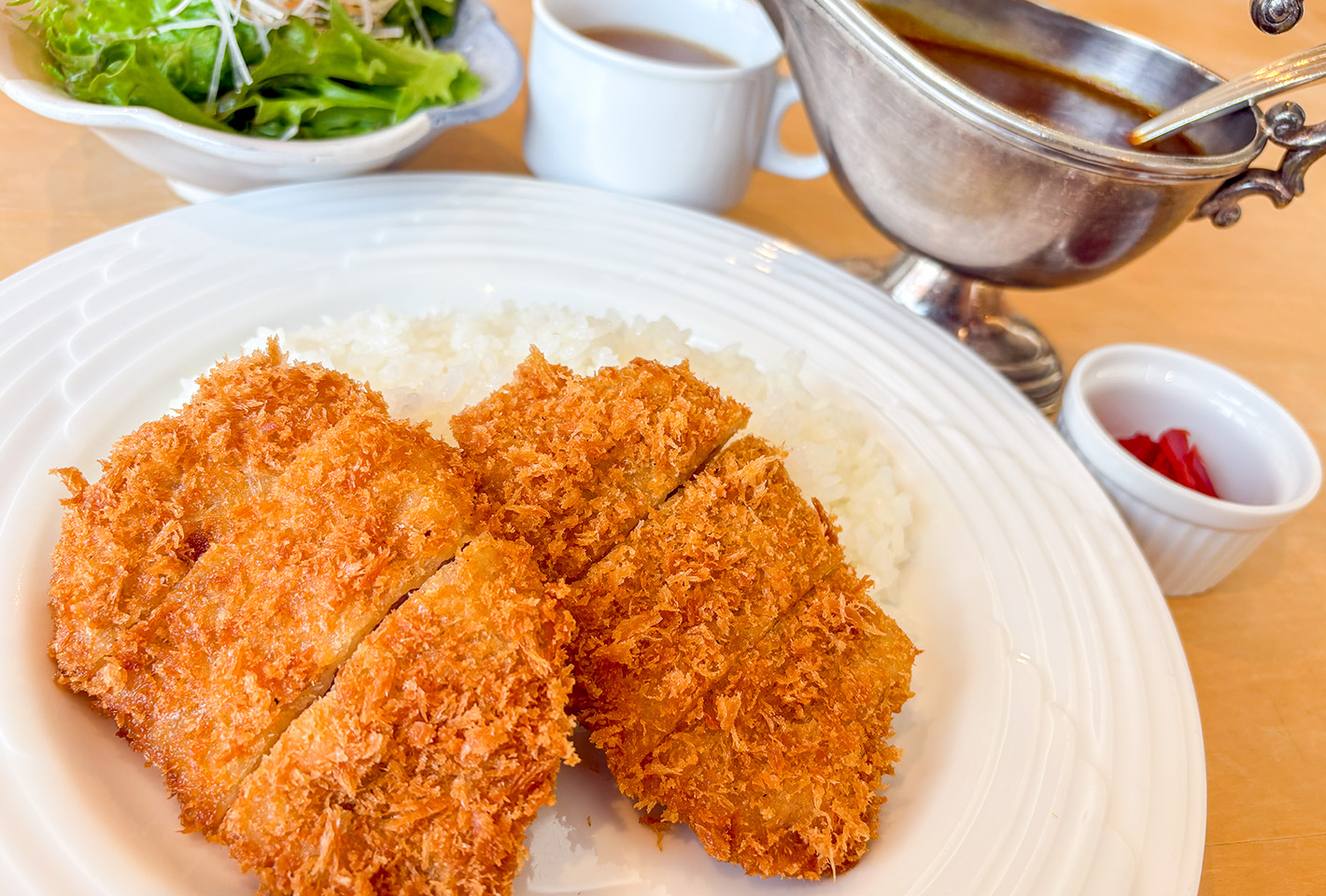 ひれかつカレー